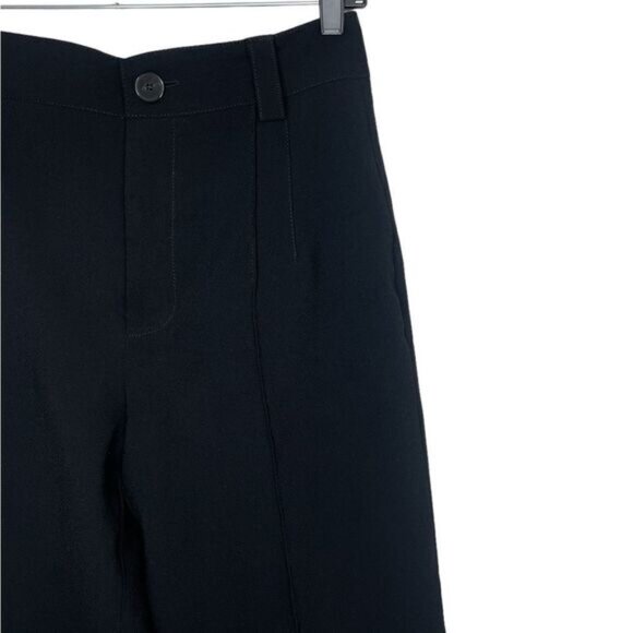 Zara Black The Francoise Full Length Straight Leg Trouser Pants Size Small - Picture 6 of 9